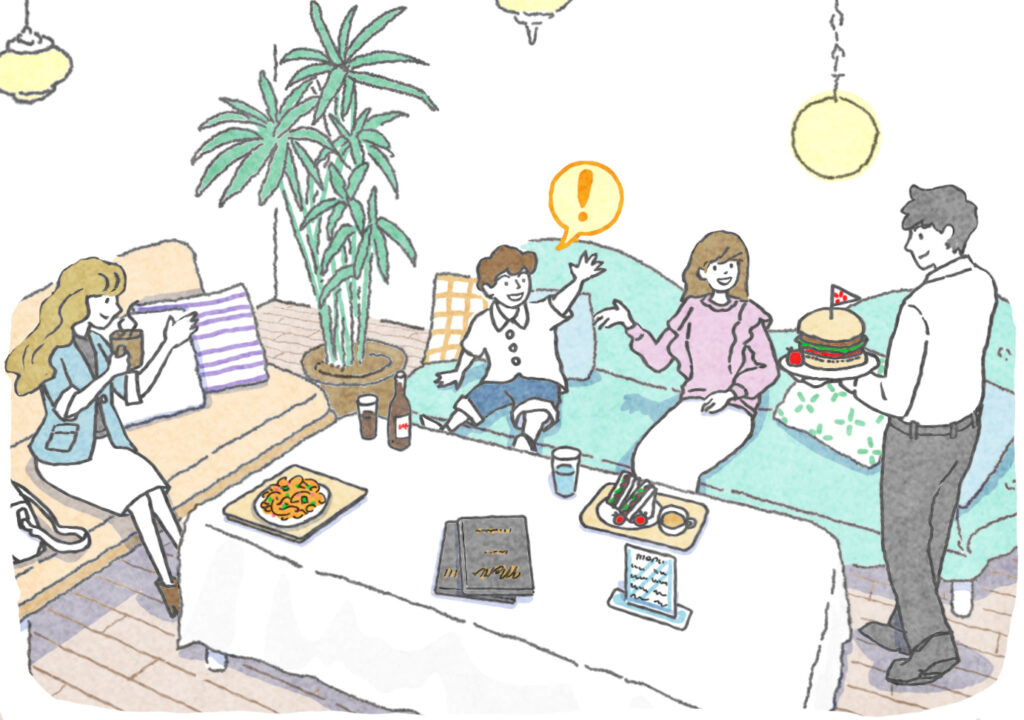 カフェのイメージイラスト