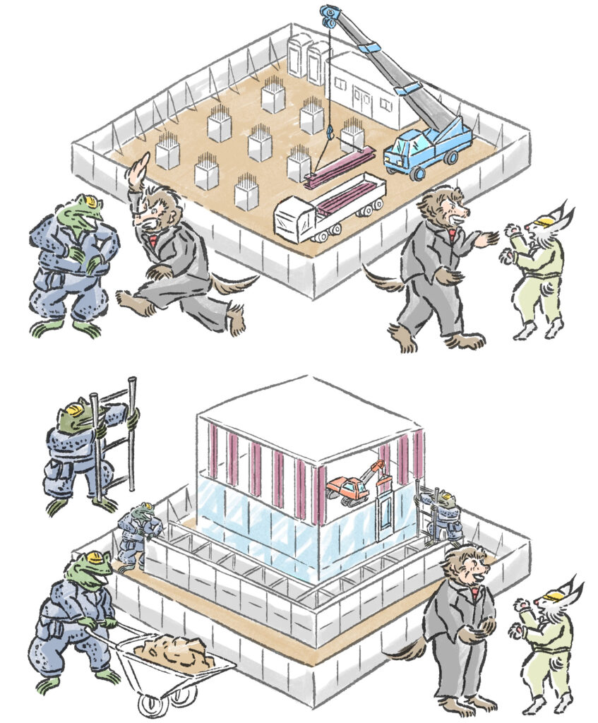 工場現場のイメージイラスト