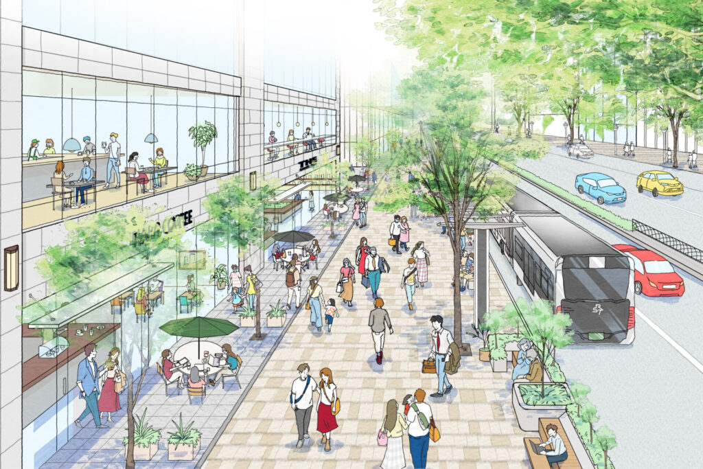 ウォーカブルな空間