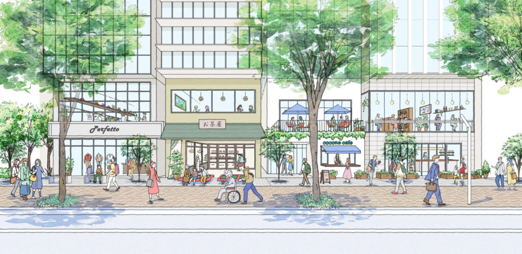 ウォーカブルな空間