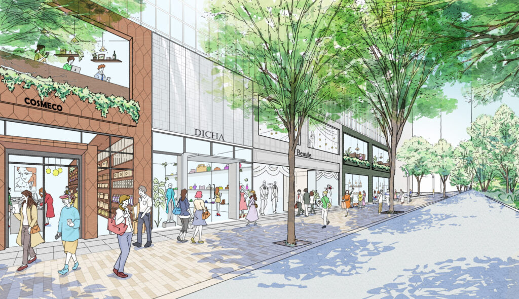 ウォーカブルな空間